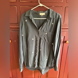 Cloth and Stone, button down/shacket, beautiful fabric